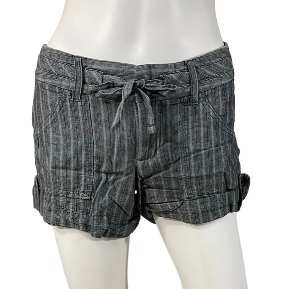 Banana Republic Gray Striped Shorts - Picture 2 of 8